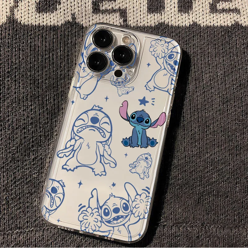 ディズニーiPhoneケース 新しいディズニーステッチ 3D 立体電話ケース iphone 14 13 12