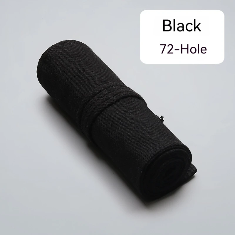 36-72 홀 연필 케이스 아트 롤 펜 가방 대용량 연필 케이스 화장품 파우치 학생용 보관 문구류 학교 용품