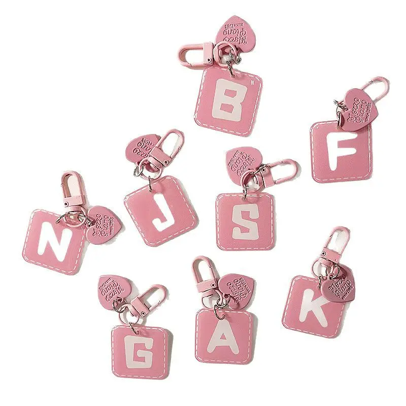 Pink Heart-Shaped Creative Pendant Keychain – Girly Handbag Accessory & Top Birthday Gift