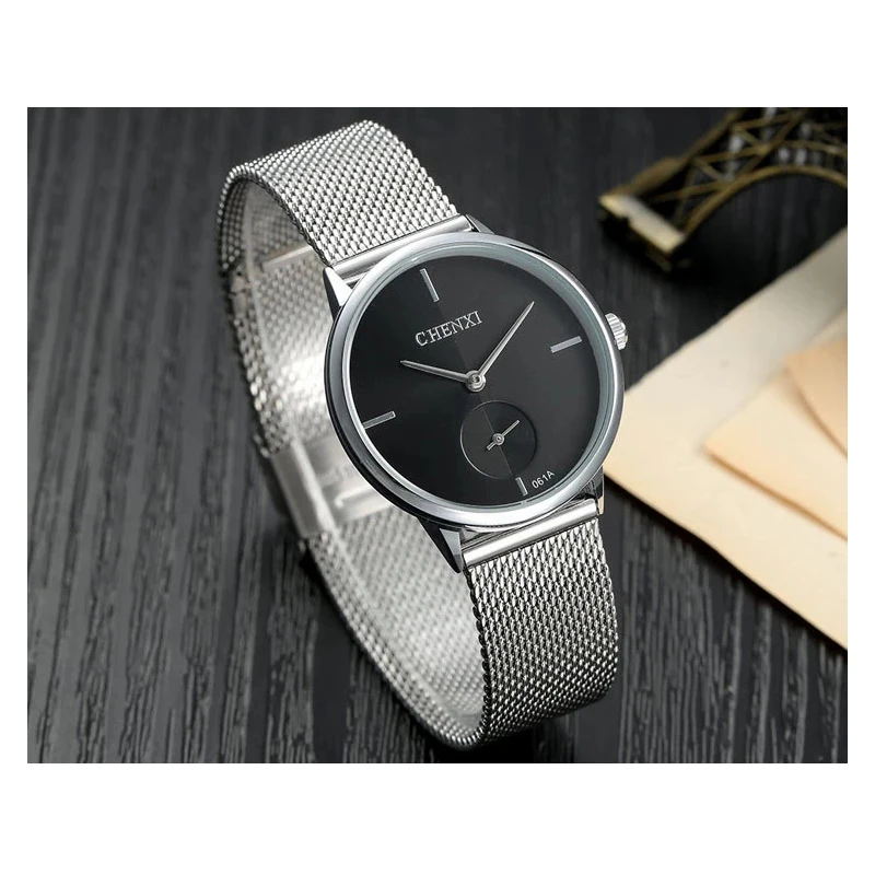 CHENXI Top Fashion Watch for Men Ladies Luxury Brand Couple Quartz Wristwatch Stainless Steel Watches Waterproof Sport Clock