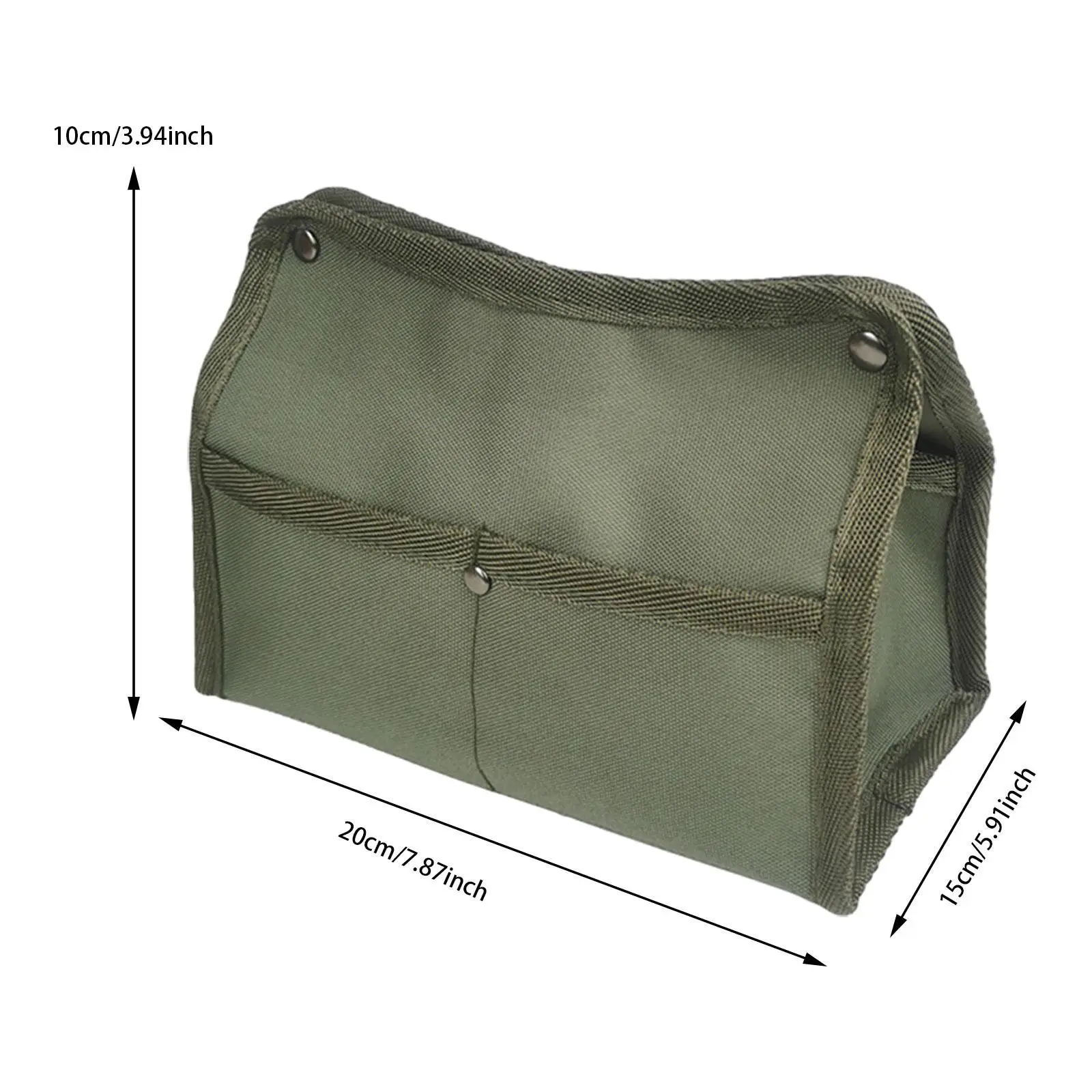 Outdoor Camping Wet Tissue Box Portable Napkin Canvas Paper Towel Wipe Case Bag for Camping Tent Travel Home Hiking Holiday Gift
