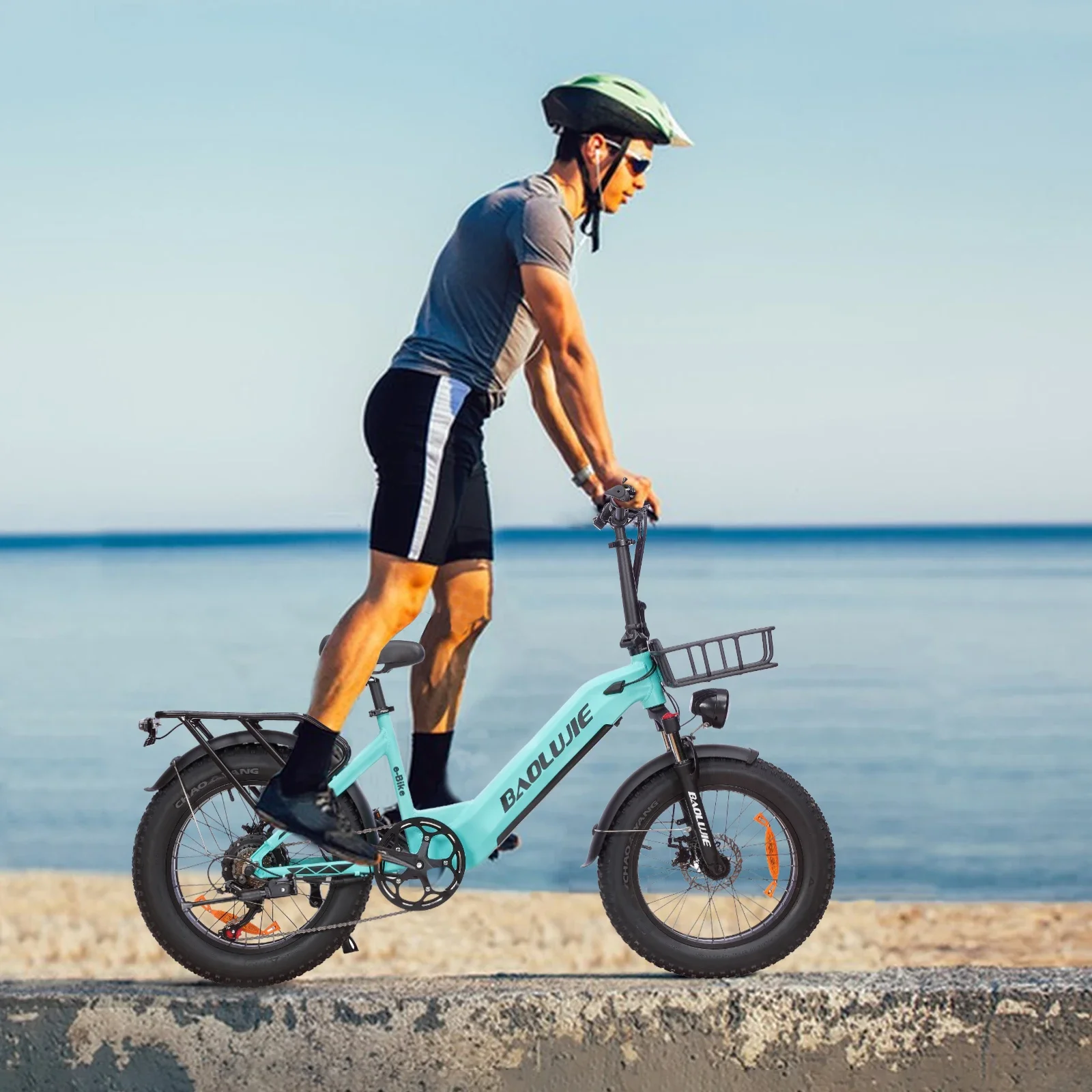 Off-road Snow Mountain Electric Bicycle 750W 12AH 20-inch aluminum alloy frame 35 km/h Baolujie BLJ-DP2003