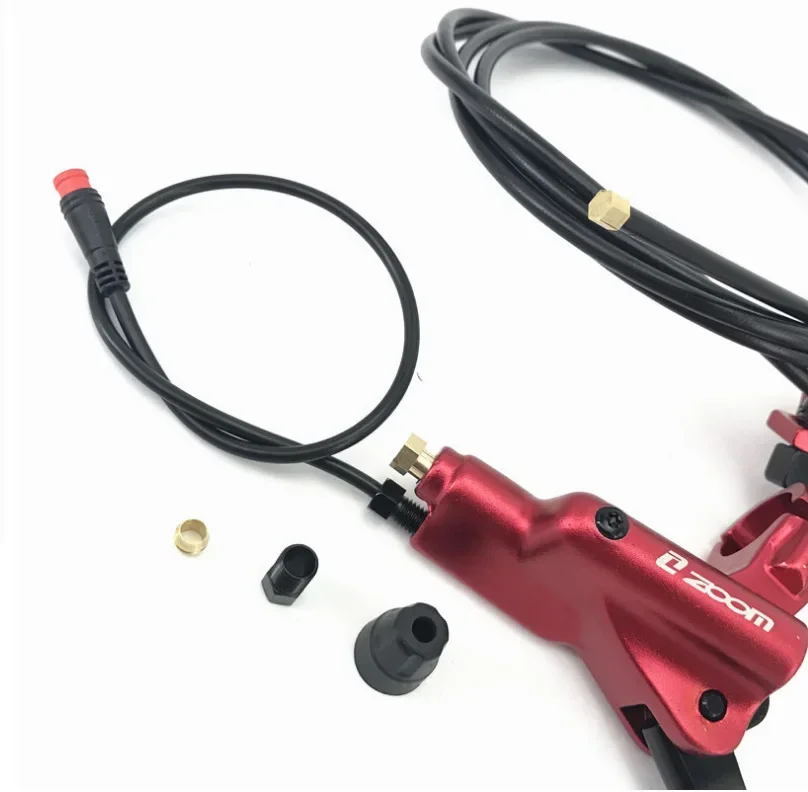 Description Picture 5 of itemZOOM HB-876E Electric Bicycle Four Piston Oil Hydraulic Brakes 950/1850mm 2300mm Li-Po Bike Power-off Function Disc Brake Set
