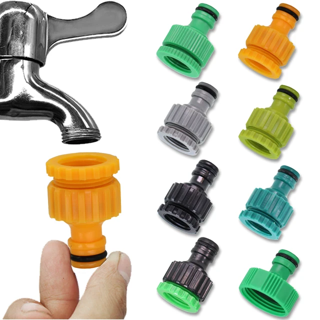 8Style 16 Mm 1/2 "3/4" 1 "Gyors Csatlakozó Kerti Tartozékok Tömlő Adapter Csatlakoztatás Javító Cső Illesztő Cumi Öntözőcső