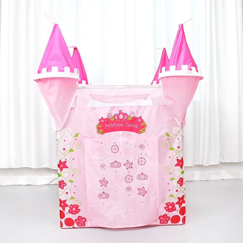 PANGDUBE 80*80*130cm Baby Playpen Indoor Baby Girl Safety Fence Princess House Activity Fence Christmas Gift for Girl