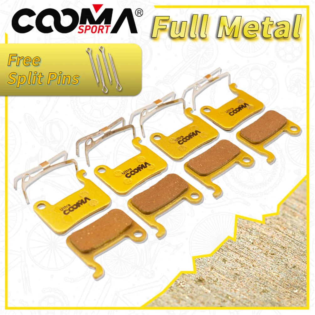 Plaquettes De Frein Disque Alligator Turbo Bike Pour VTT - Compatibles Shimano BR-M965, M966, M8000, M765, M775, R505