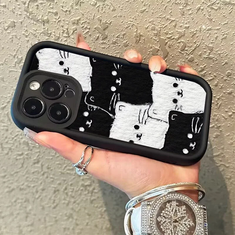 Charming Black Cat Print Silicone Soft Case Cover