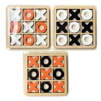XO Game For Kids Tic Tac Toys Board Game Wooden XO Table Board Games Fun Games Educational Strategy Brain Puzzle Interactive Toy 1