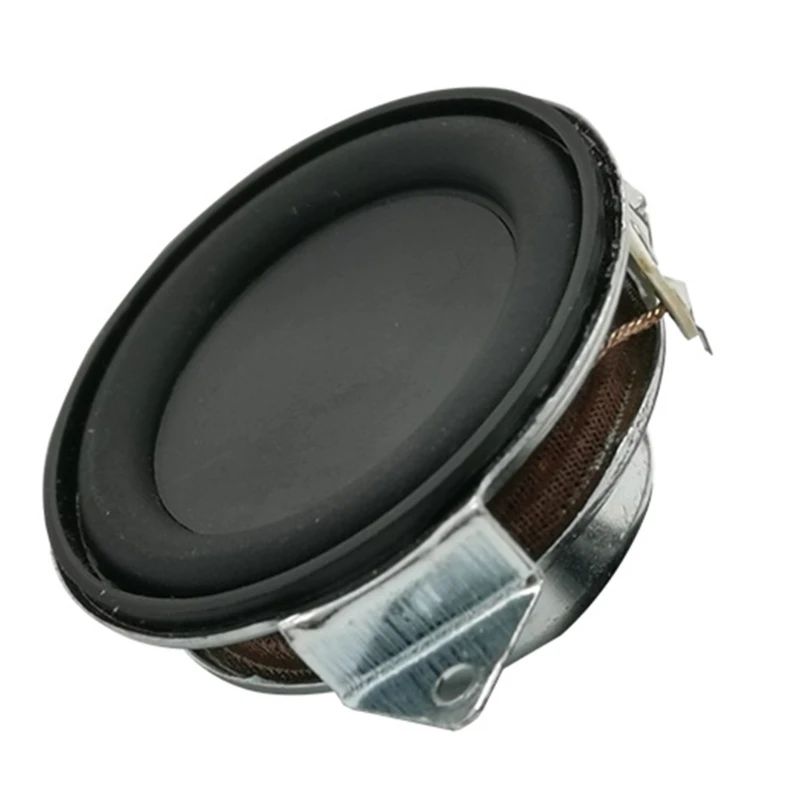 Speaker 5W 4Ohm 40mm Diameter Round Replacement Loudspeaker Speaker Neodymium Rubber Side P9JD