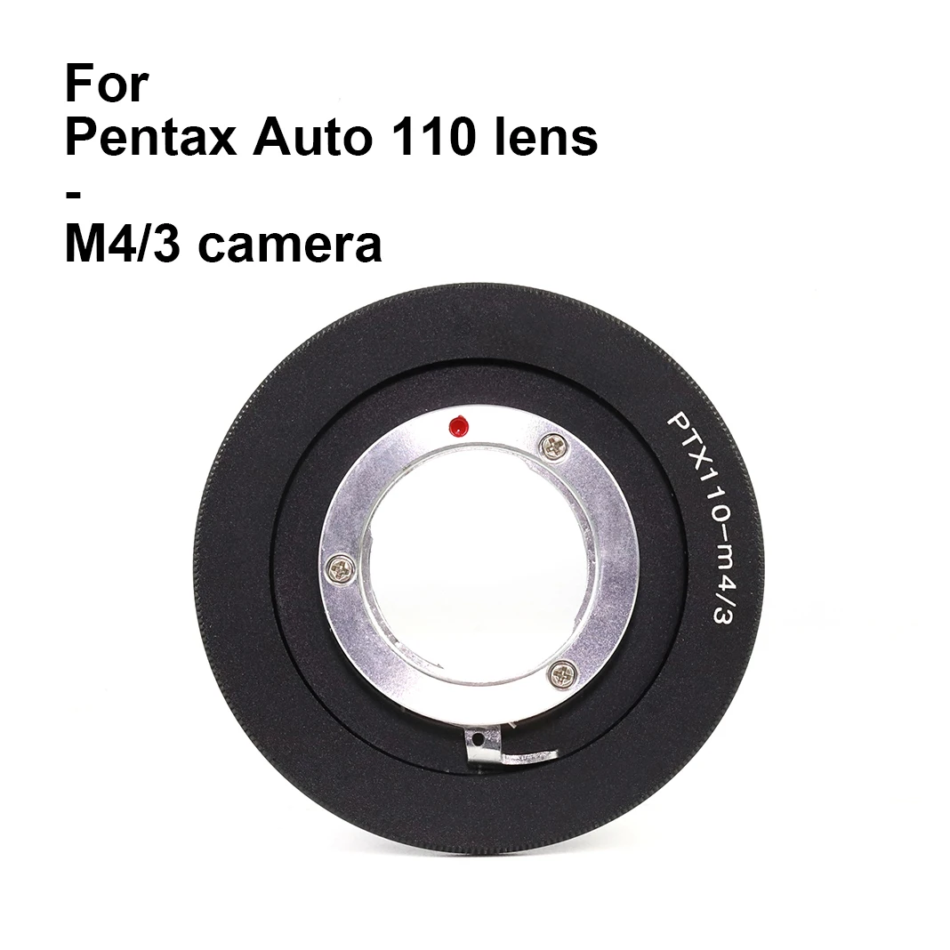 

PTX110-M4/3 For Pentax Auto 110 Lens - Micro 4/3 M4/3 MFT Mount Adapter Ring for Olympus E-PL,E-M, Panasonic G,GF,GX,GH etc.