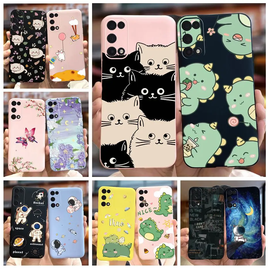 Cute Cartoon Painted Soft Silicone Phone Case - Durable Protective Cover