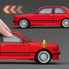 1:24 1988 BMW M3 E30 Alloy Sports Car Model Diecasts Metal Classic Car Model High Simulation Sound and Light Childrens Toys Gift 6