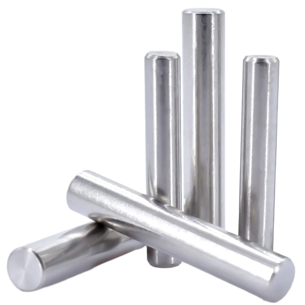 GB119 Cylindrical Locating Dowel Pin M1 M1.5 M2 M2.5 M3 M4 M5 M6 M8 M10 304 stainless steel Fixed Shaft Pins Round Solid Rod cylindrical locating dowel pin