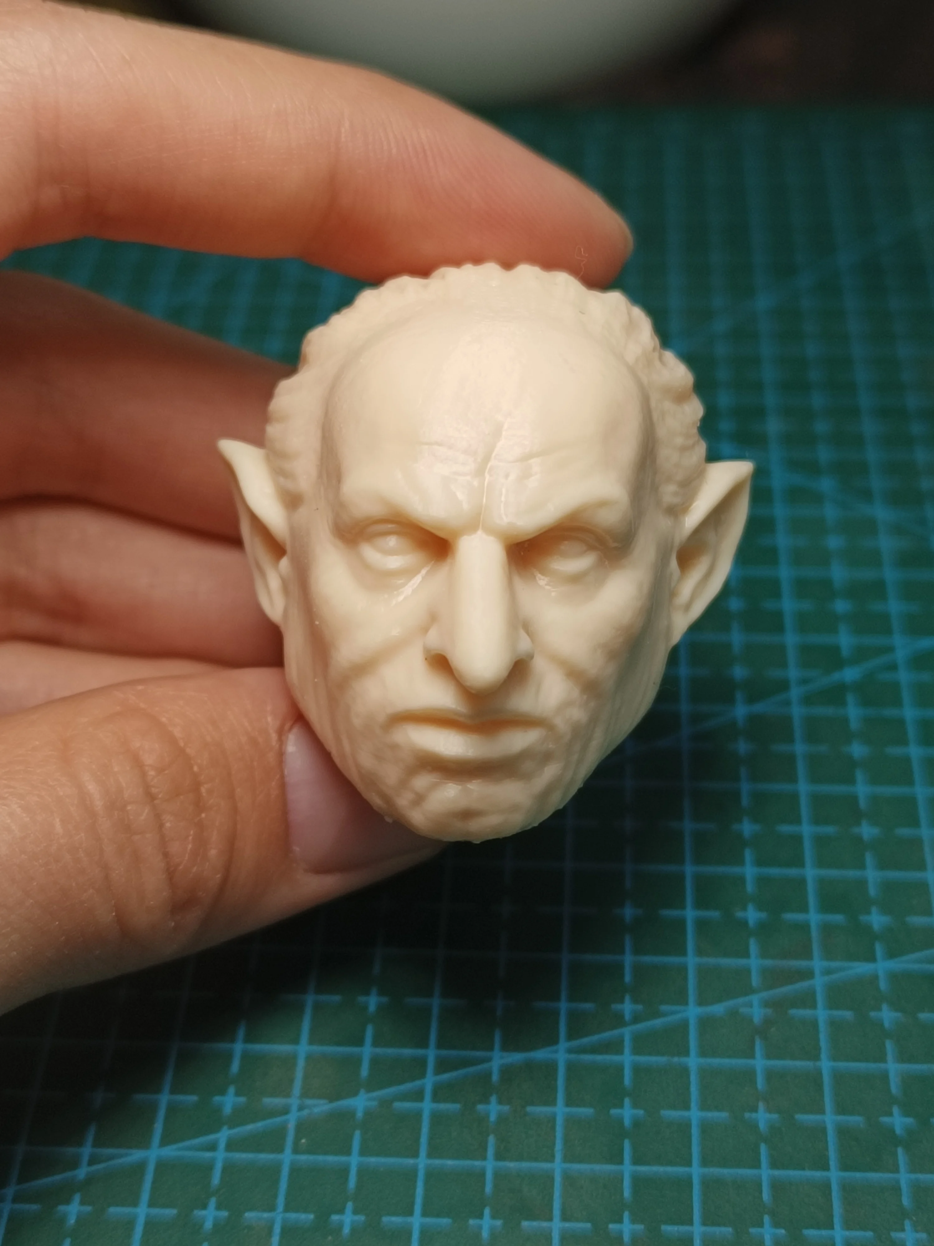 

Goblins Gentlemen Goblins Head Sculpt 1/6 Unpainted Scale Head 1/12 Head Sculpt 1/18 12 Inch Diy Practice Drawing Action Figure