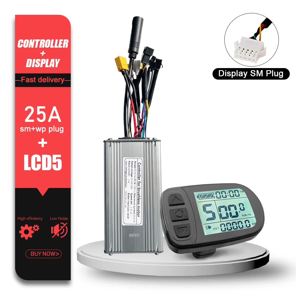 Centralina 25A Display LCD5