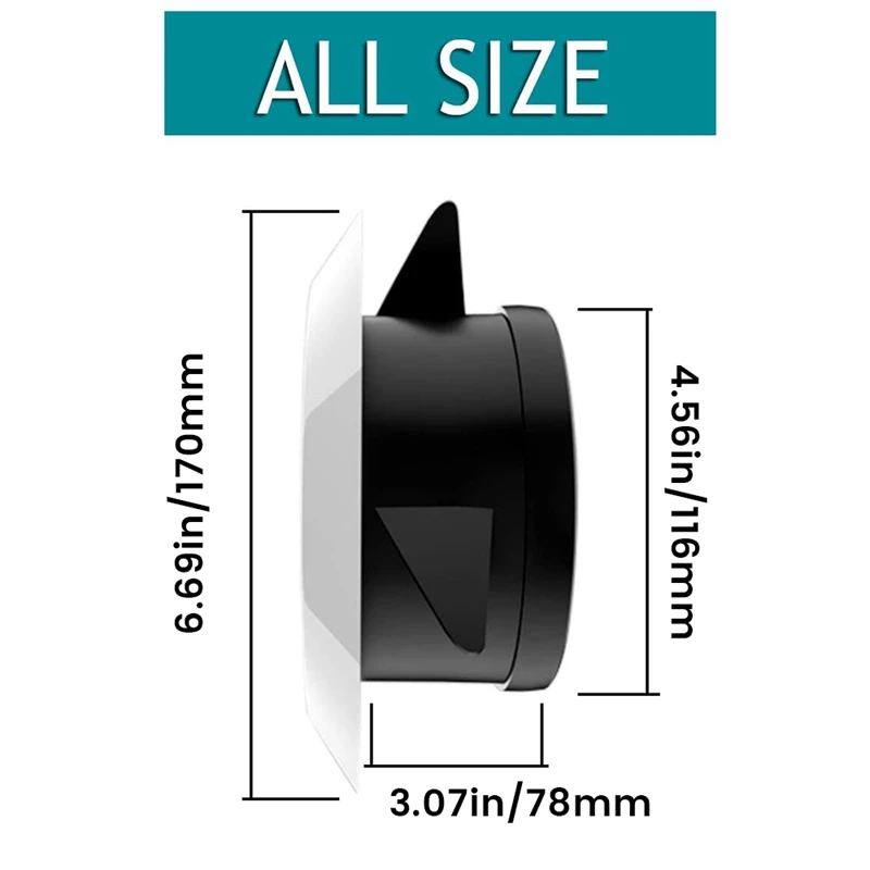   Ʈ ABS  ȭƮ ׸ Ŀ,    Ʈ,  繫 ֹ ȯ⿡ , 116mm