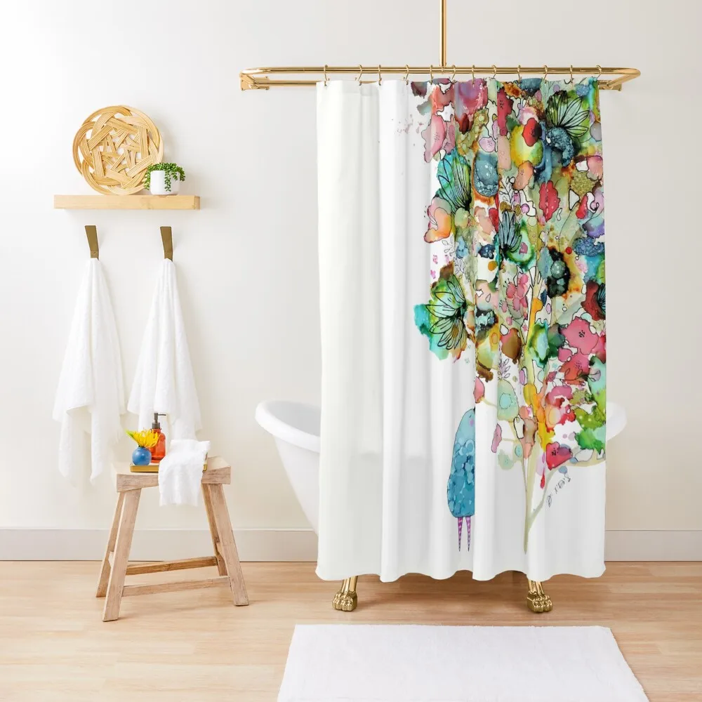 

la beaute en offrande Shower Curtain Waterproof Fabric Shower Shower Waterproof Curtain
