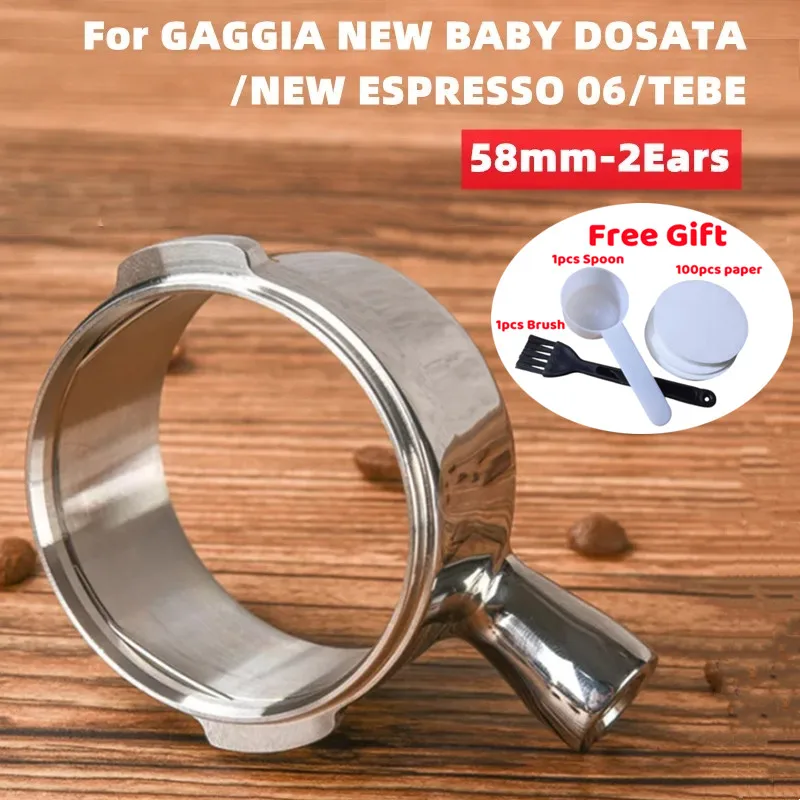 Caffettiera 58Mm Portafiltro Senza Fondo Testa Portafiltro Per Gaggia New Baby Dosata/New Espresso 06/Tebe Coffee Machine