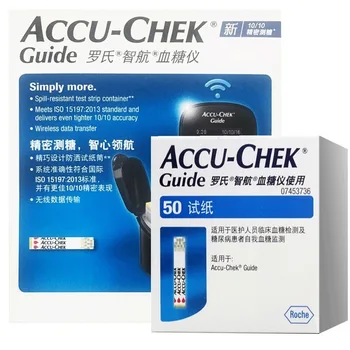 Accu-chek Guide Blood Glucose Test Strips 100pcs (2*pack Of 50) German Roche Medical Blood Glucose
