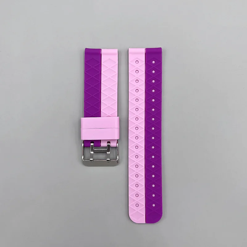 Children's Waterproof Silicone Sport Watch Band - Adjustable 20mm Strap