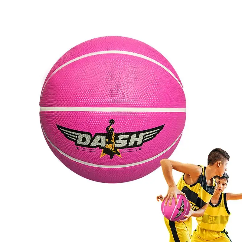 

Standard Basketball Wear-Resistant Size 5 Size 7 Elastic Practice Basketball Anti-Tear Indoor Outdoor Sports Gear For Cement