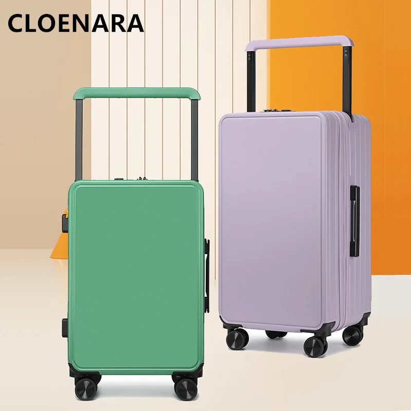 

COLENARA Luggage Travel Bag 20 Inch PC Boarding Box 24" Inch Trolley Case Travel Essentials Universal Wheel Rolling Suitcase