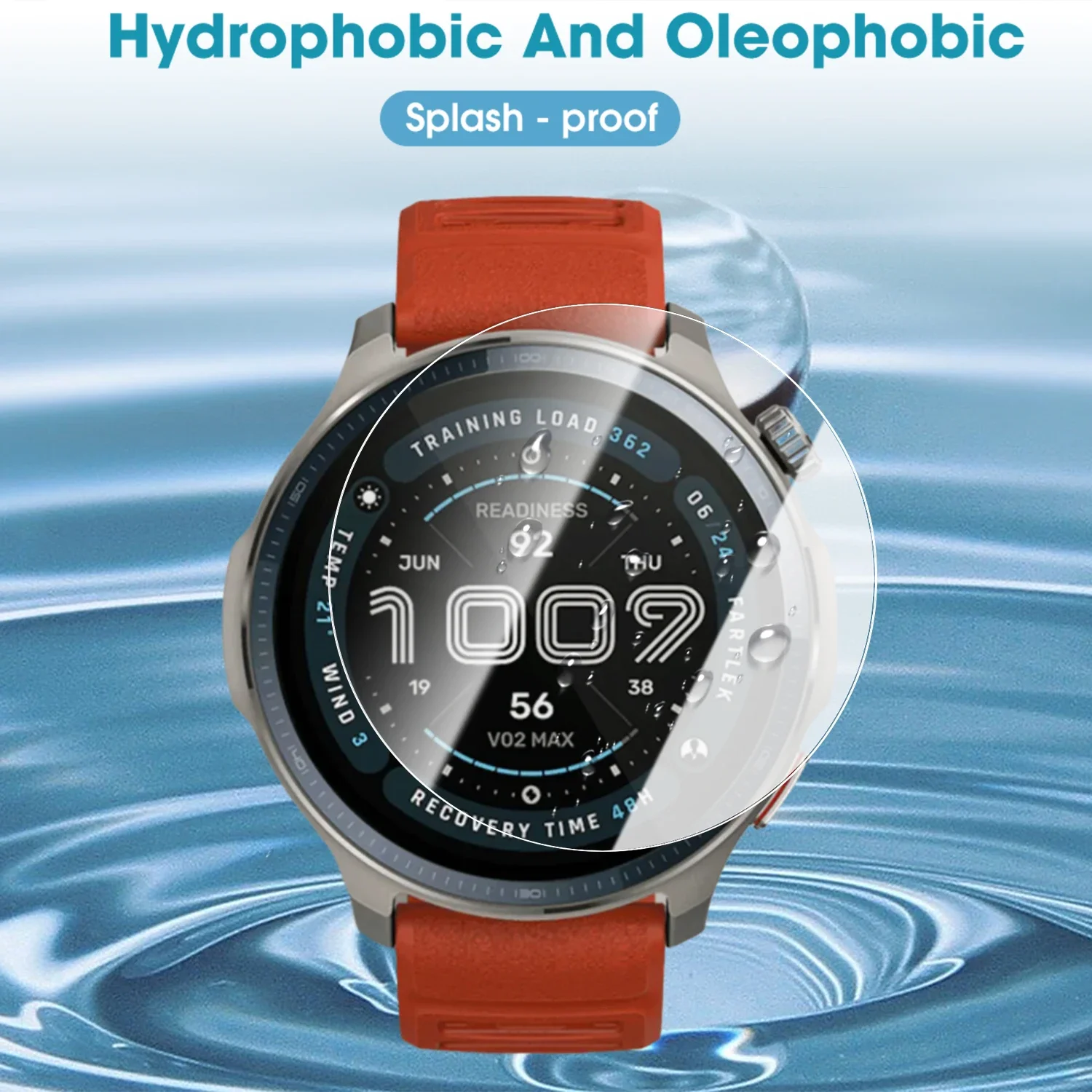 Hardness Tempered Glass for Amazfit Balance 2 Screen Protector Easy to install Anti-scratch Protective Film for Amazfit Balance2