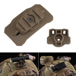 Tactical Helmet Mount Adapter 360° Rotate For X300/X400/TLR-1/Surefir Series Lamp Adapter Military Airsoft Helmet Accessories