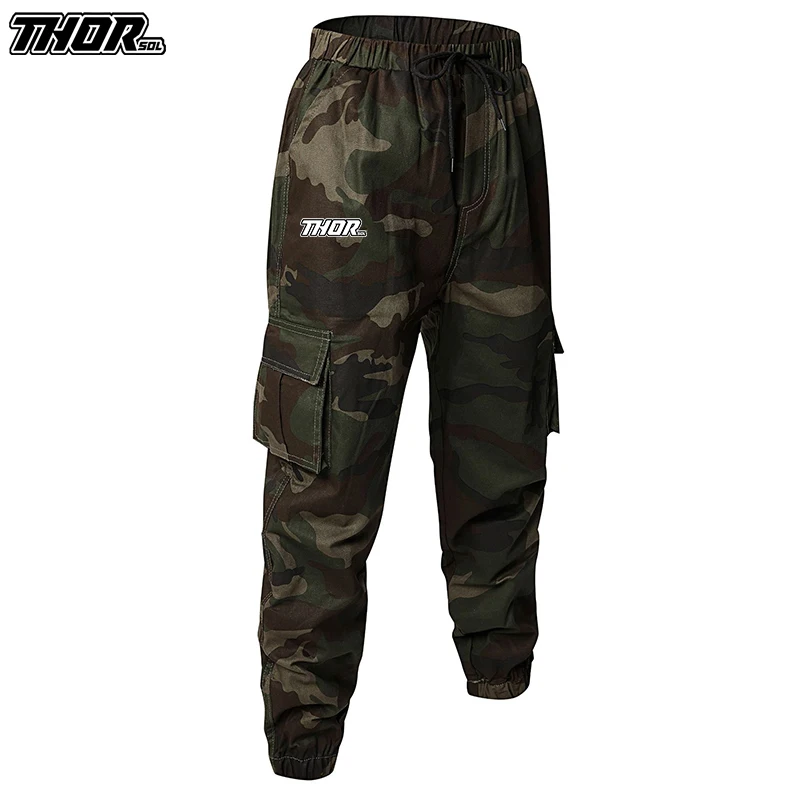 THORSOL Men's Road Racing Mountain Bike Trousers Motorcycle Bicycle Bottoms Cycling Culottes Mtb Enduro Pant Pantalon Ciclismo