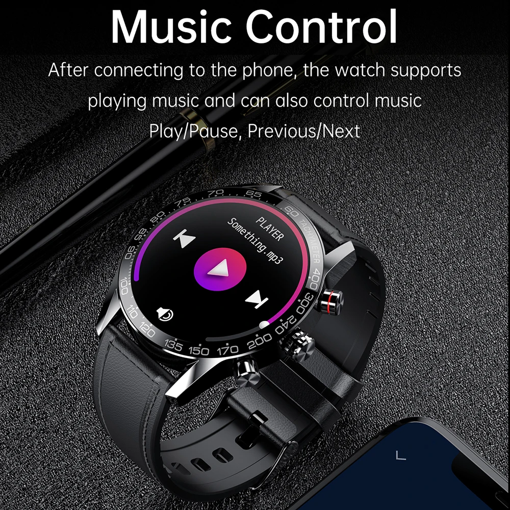 LIGE-Reloj inteligente para hombre, accesorio de pulsera resistente al  agua, IP67, pantalla completamente táctil, Bluetooth, compatible con  Android e iOS. - ESPACIO DIGITAL