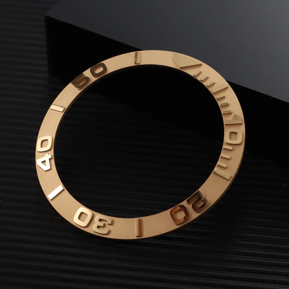 Ceramic 3D Raised Letter Watch Bezel Insert Accessory