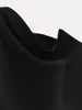 Female Black O Neck Slim Midi Dresses For Women 2023 Sexy Rear Split Sleeveless Bodycon Dress Elegant Female Streetwear Outfits 5