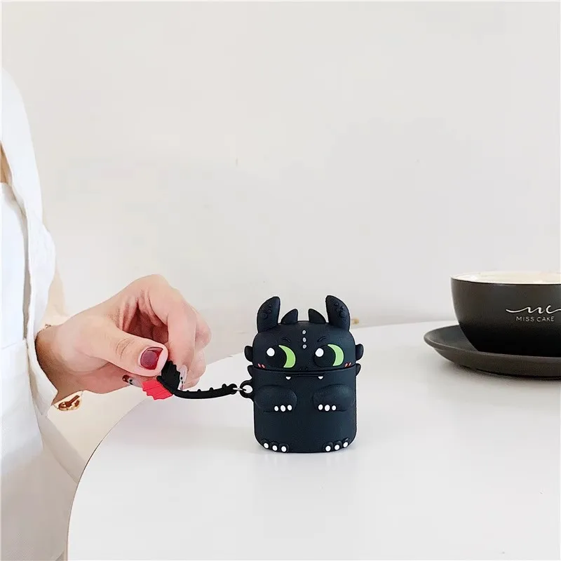 Dragon Silicone Earphone Case Cover - Cute Accessories