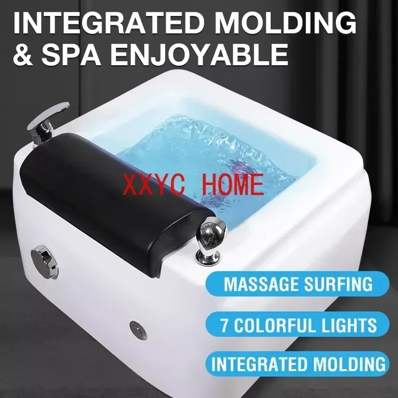 Pedicure Sink for Foot SPA Bath Tub Foot Nails Basin With Massager Surfing Stress Relief