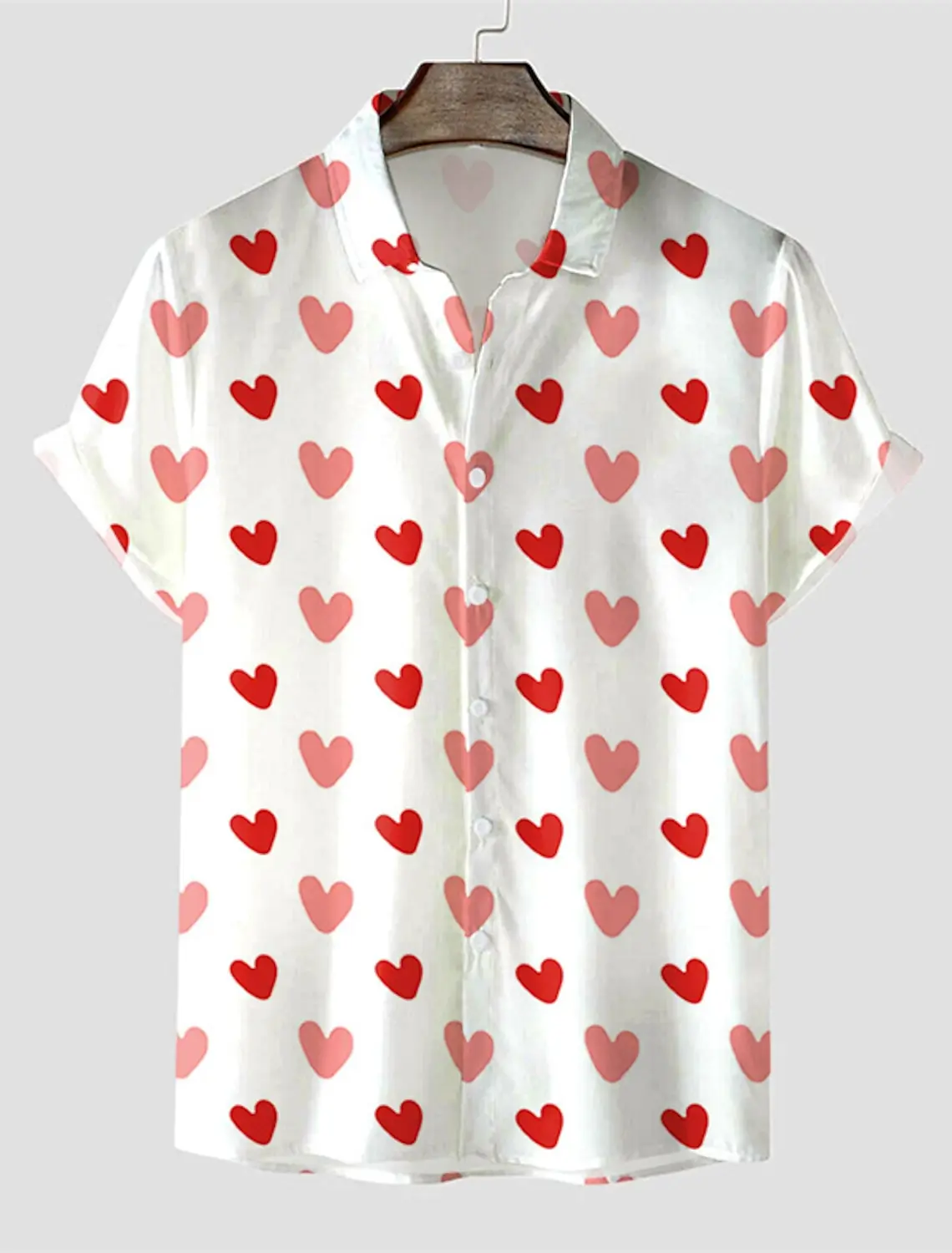 Рисунок 2 - Мужская рубашка с коротким рукавом Love lollipop