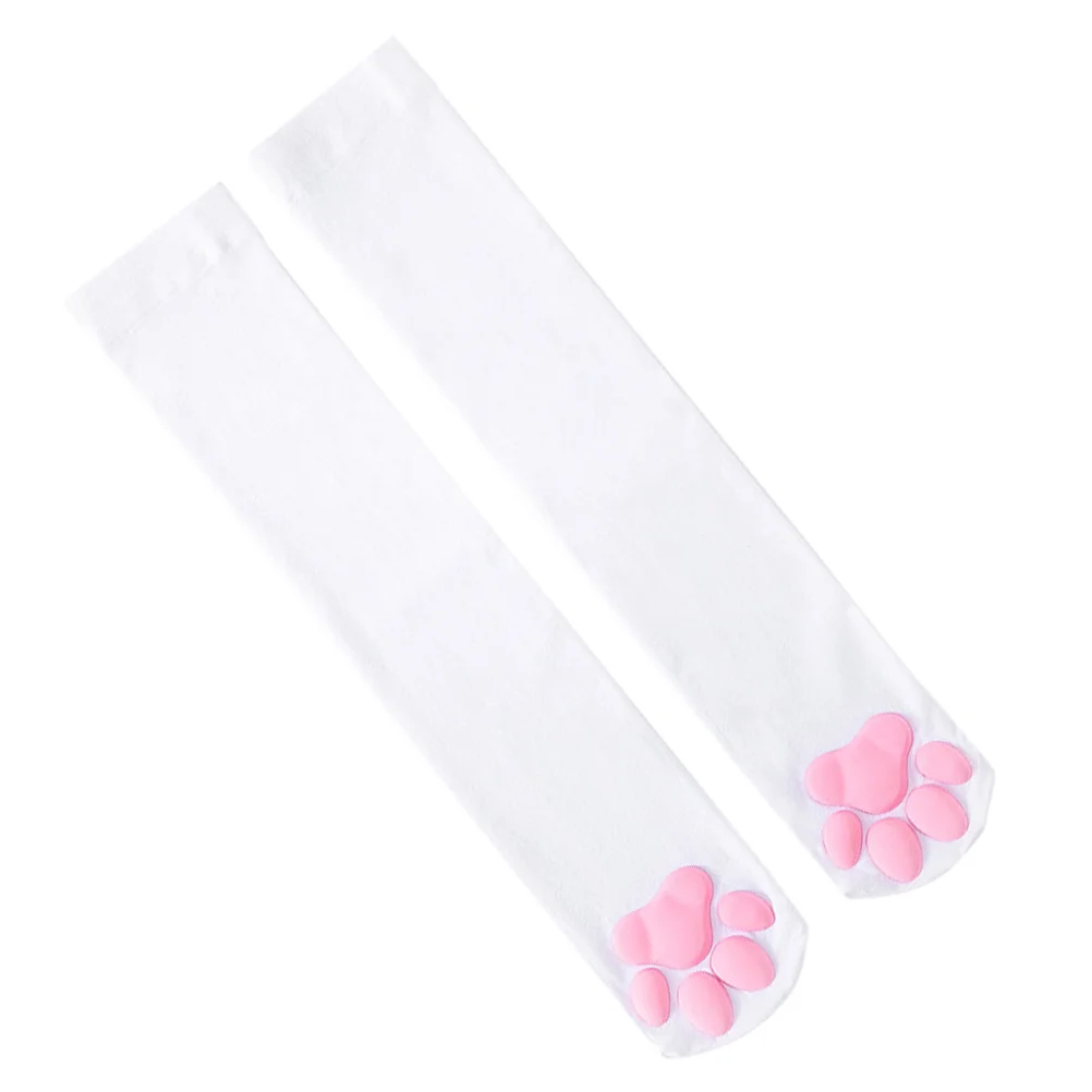 

Three-Dimensional Cat's Paw Socks Woman Stockings Lovely Sexy Thigh Cosplay Silica Gel Anti-skid