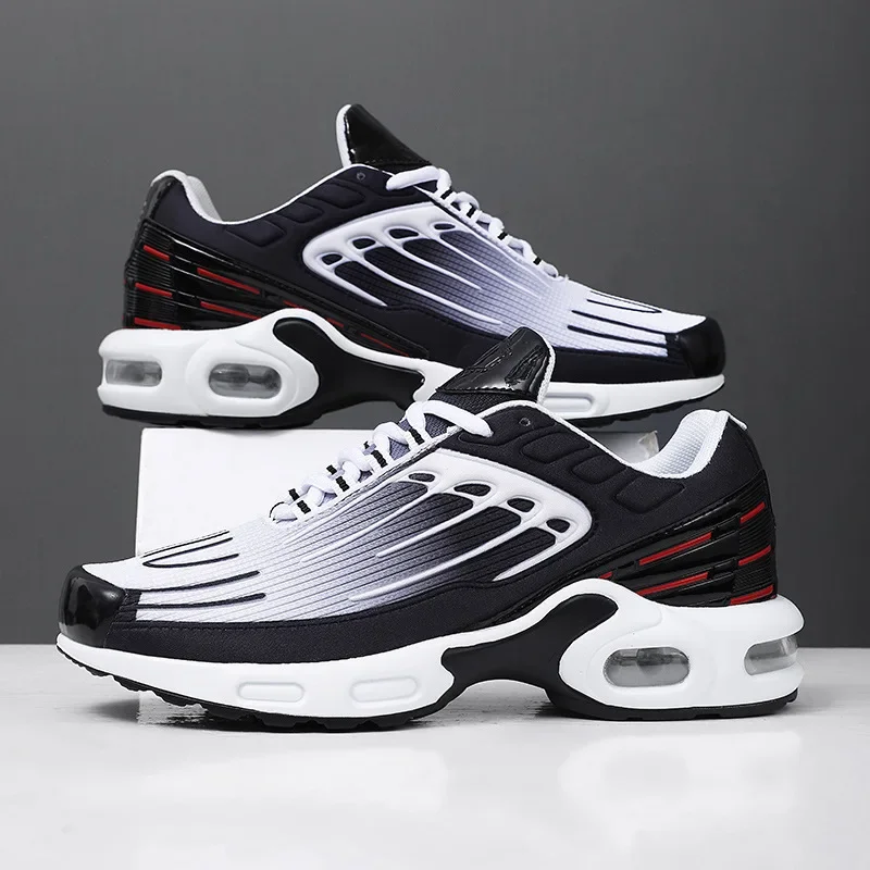 2024 New Spring Large Size Couple Air Cushion Sports Shoes Student Running Shoes Men Casual Trendy Sport Shoes Breathable 2