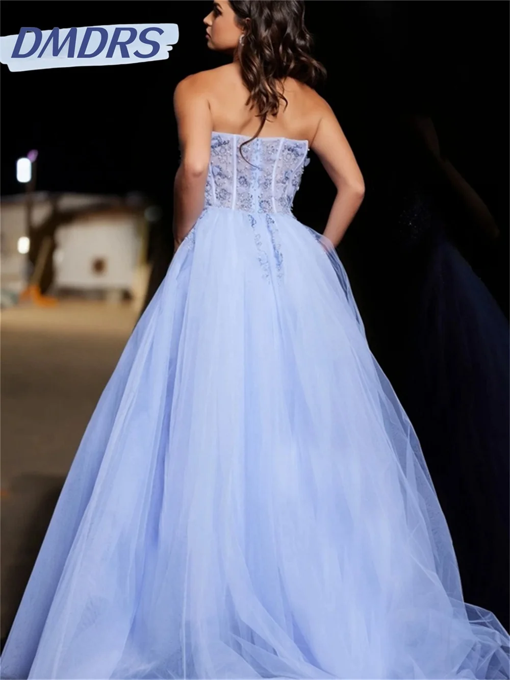 Рисунок 4 - Элегантное вечернее платье без бретелек