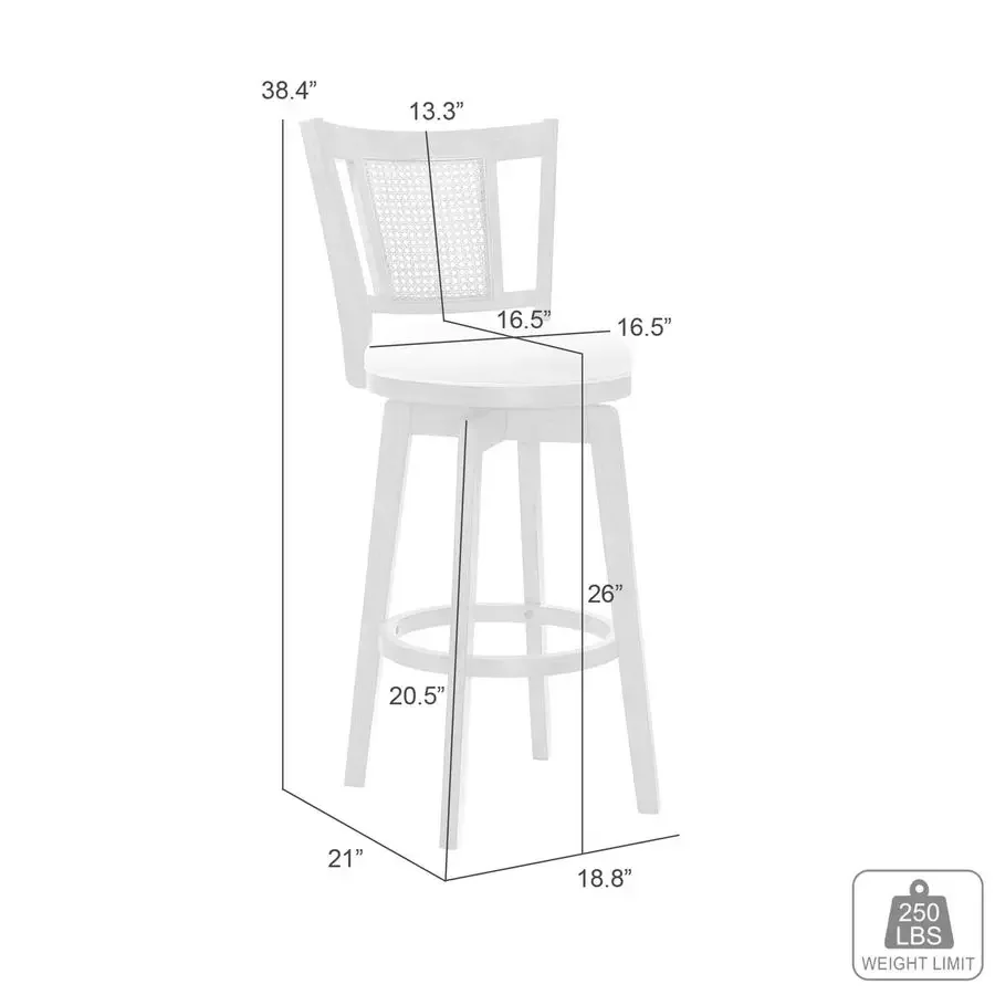Set of 3 Swivel Counter Barstool 3