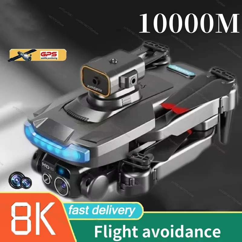 New P15 Drone 8K Dual Camera Professional 5G GPS Obstacle Avoidance Optical Flow Positioning Brushless Motor RC 10000M 2025