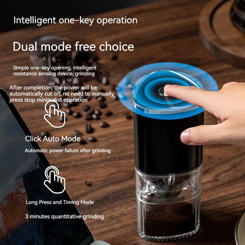 KitchenGrinder USB Electric Coffee Grinder - مطحنة...