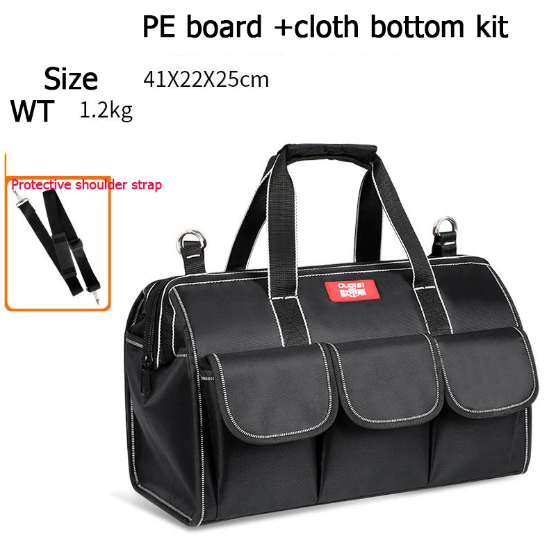 tool chest Tool Bag Thickened Fabric Electrician Bag 1680D Oxford Waterproof Wear-Resistant Strong Anti-Fall Storage Toolkit best rolling tool box Tool Storage Items