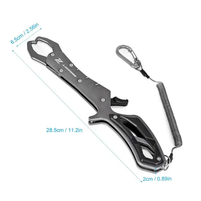 Floating Fish Gripper Fish Grabber Tool With Lanyard Aluminum