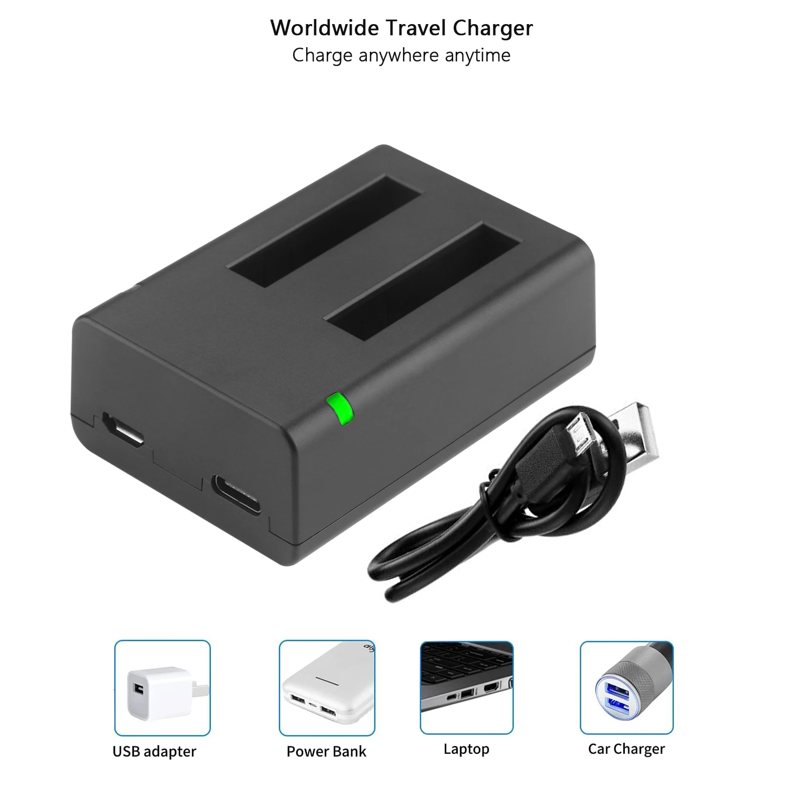 2チャンネルUSB充電器付きバッテリー,1200mAh,LB-015 lb015,Kodak pz2