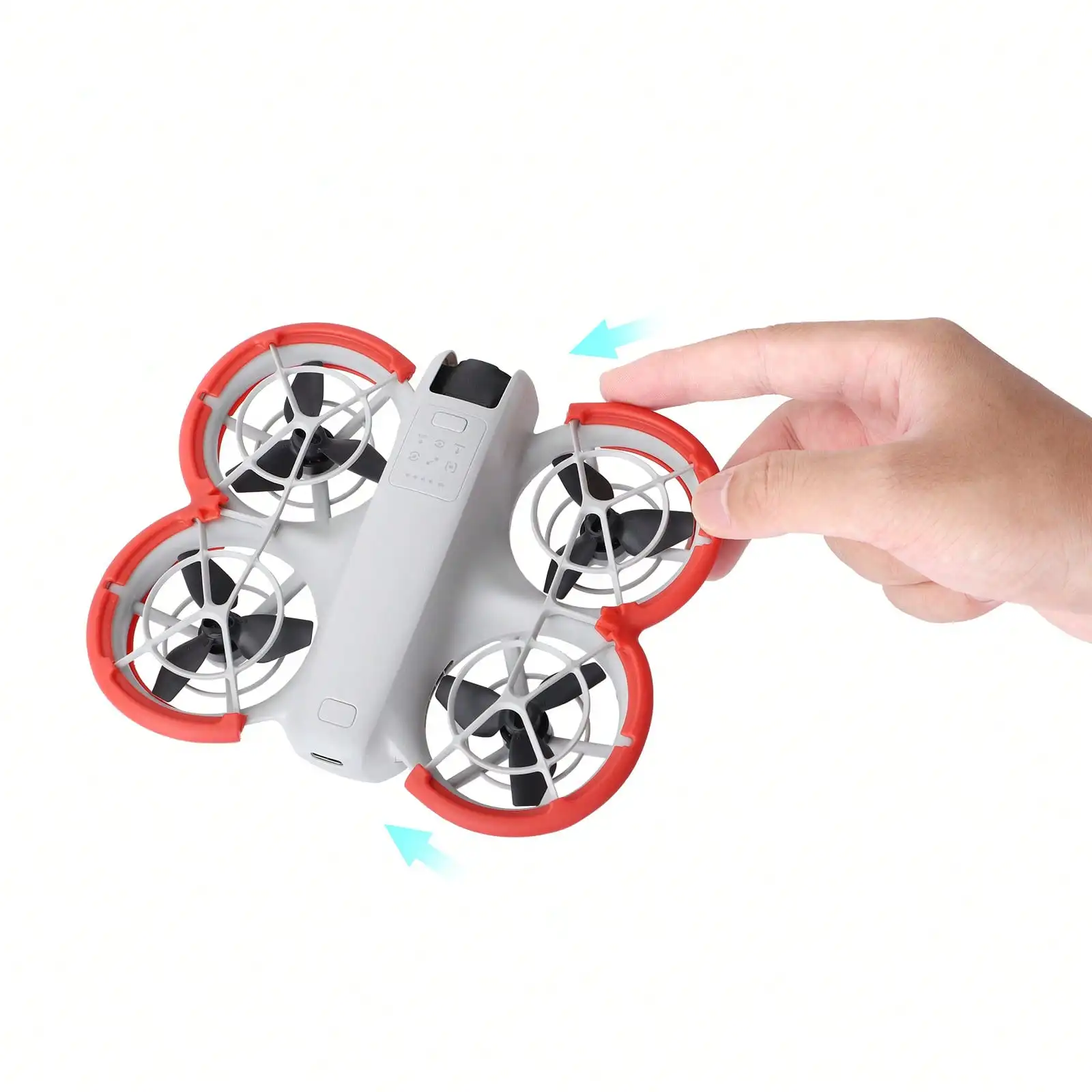 Protège-hélices pour DJI Mini 3 Pro - Lot de 4, Gris/Noir/Rouge/Orange