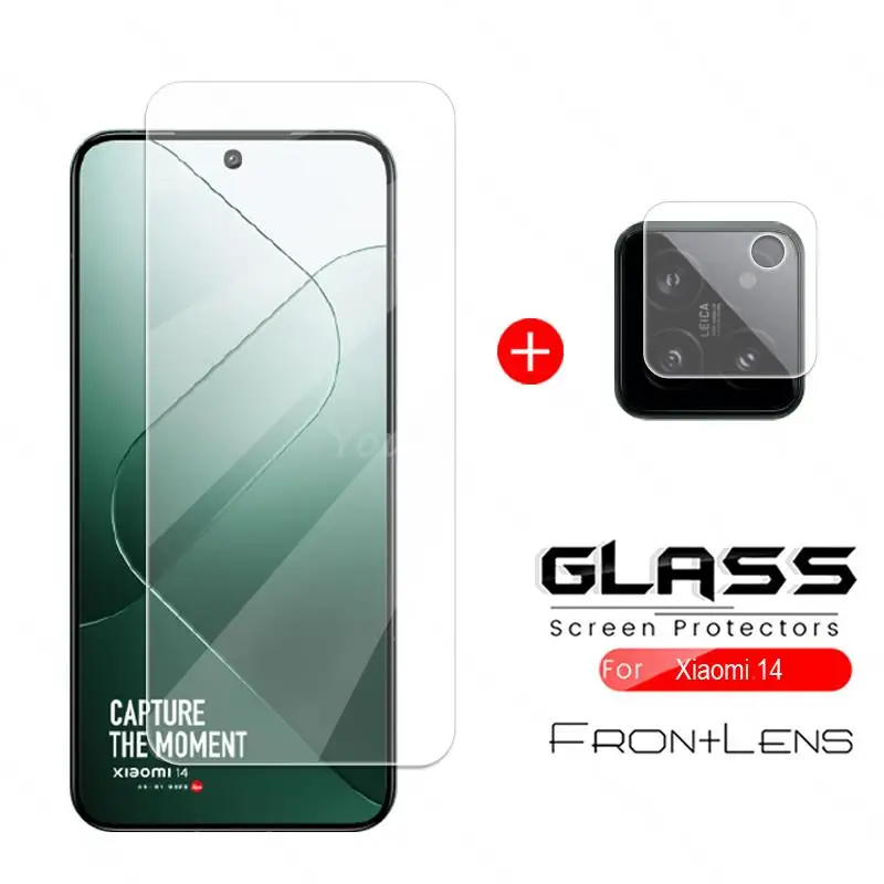 Per Xiaomi 14 Proteggi Schermo In Vetro Xiaomi 14 Proteggi Fotocamera Flim 9D In Vetro Temperato Flim Xiaomi 14 13 Glass