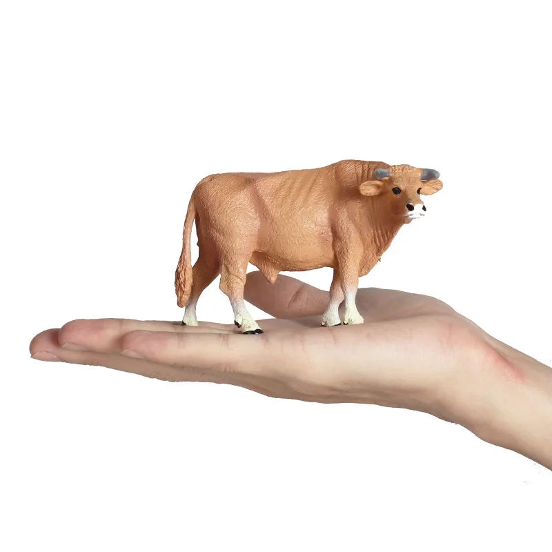 Toros De Juguete Gemini&Genius Longhorn Cow Farm Toy For Kids, Realistic And Durable Bossy Bull Farm Animal Toy, Gift, Cake Topper And Collection Model For Boys And Girls Western Toys For Boys