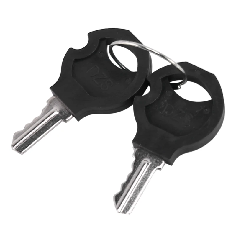 6X On Off Two Terminals Keyswitch Keylock Switch W Keys