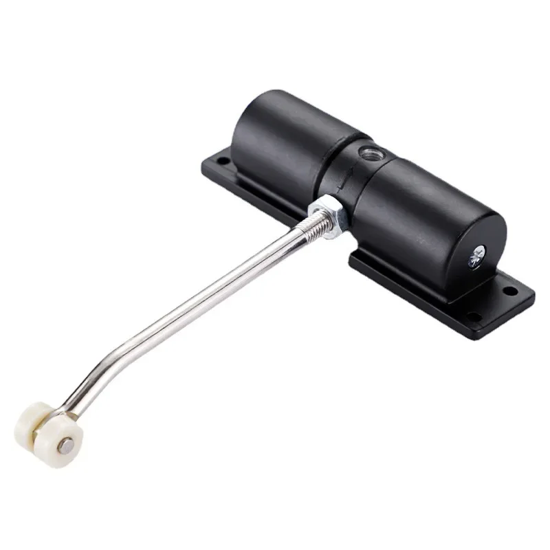 Modern Large Aluminum Alloy Door Closer Simple Adjustable Self Closer Hidden Door Double Spring China