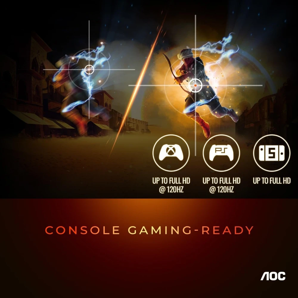 27" Gaming Monitor, 2K QHD 2560x1440, 180Hz 1ms, Adaptive-Sync, Height Adjustable, 2X HDMI 2.0, 1x Display Port